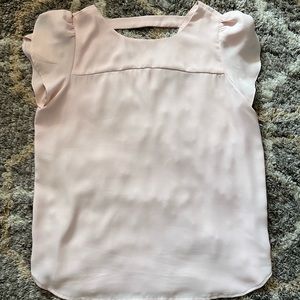 Cap sleeve dress shirt from LOFT.